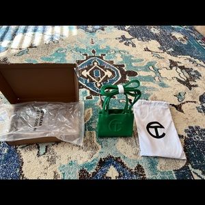 Telfar Small Greenscreen Shopping Bag